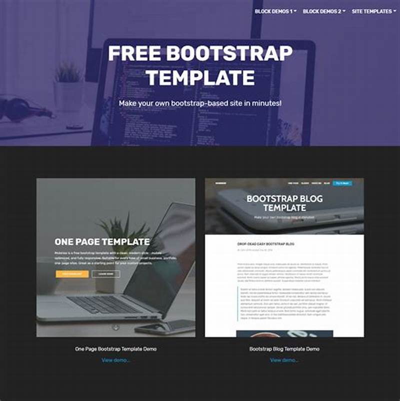 Free Simple Tech Bootstrap Template
