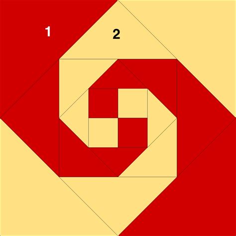 Free Snail Trail Quilt Block Pattern