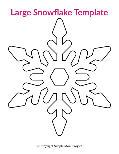 Free Snowflake Templates
