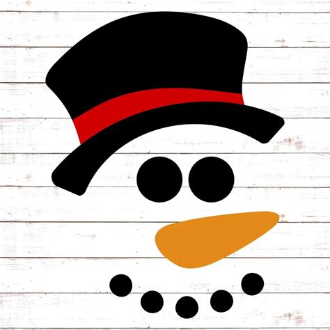 Free Snowman Face Printables