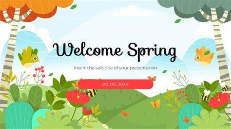 Free Spring Google Slides Template