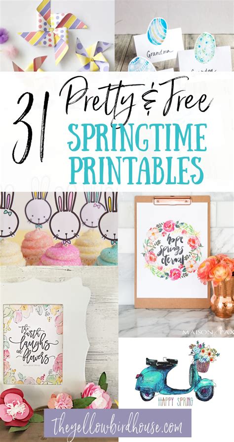 Free Springtime Printables