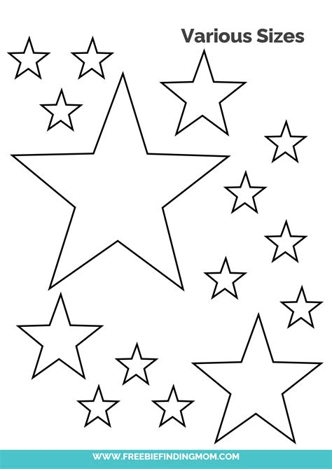 Free Star Template Printable