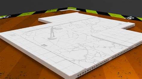 Free Tabletop Printable 4x4 Modular Urban Tiles