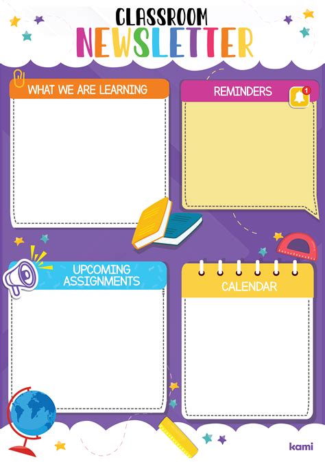 Free Templates For Classroom Newsletters