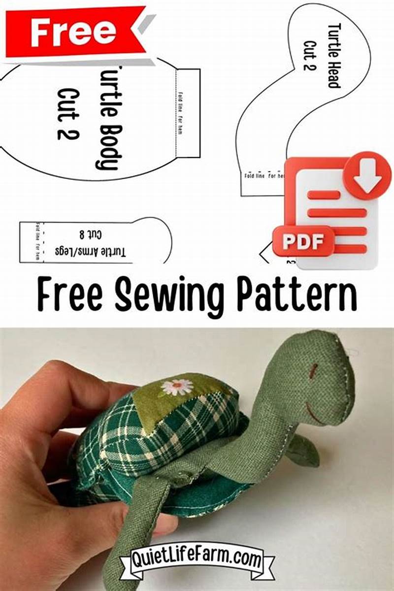 Free Turtle Sewing Pattern