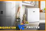 Freezer vs Refrigerator