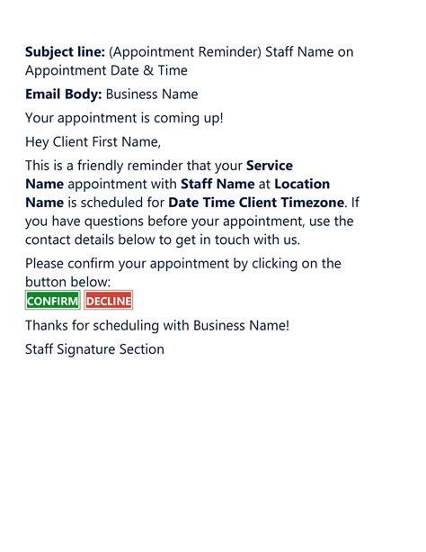Friendly Reminder Template Email