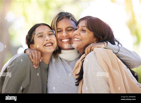 Friends Hugging