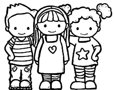 Friendship Coloring Pages Printable