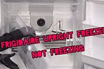 Frigidaire Freezer Freezing Up