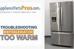 Frigidaire Refrigerator Freezer Cold Refrigerator Warm