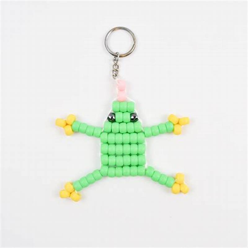 Frog Bead Keychain Pattern