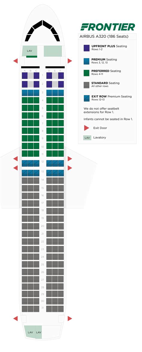 Frontier Seating Chart Abc