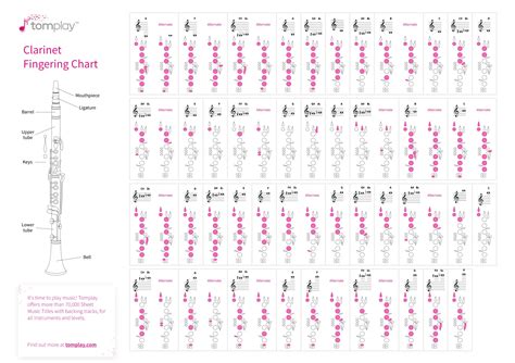 Full Clarinet Finger Chart