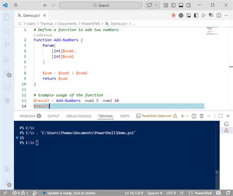 Function return value in PowerShell