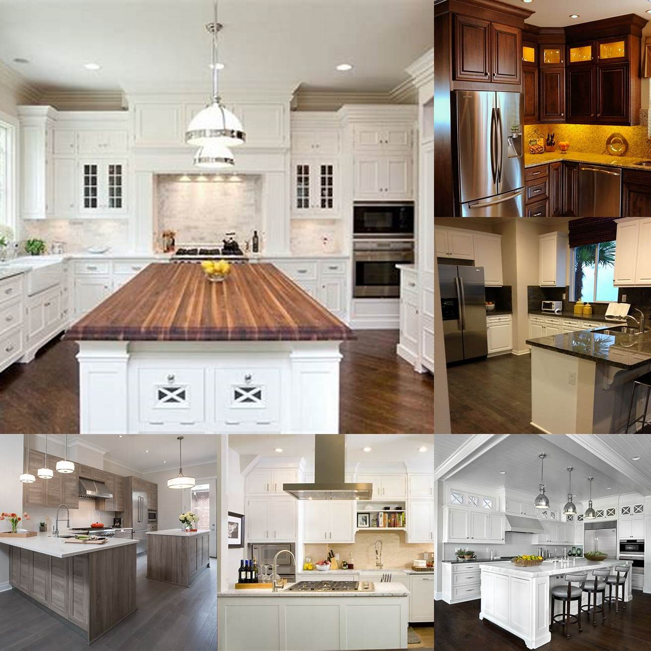 Functional kitchen cabinets and countertops