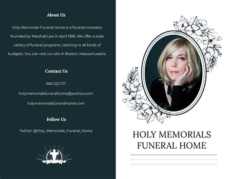Funeral Brochure Templates