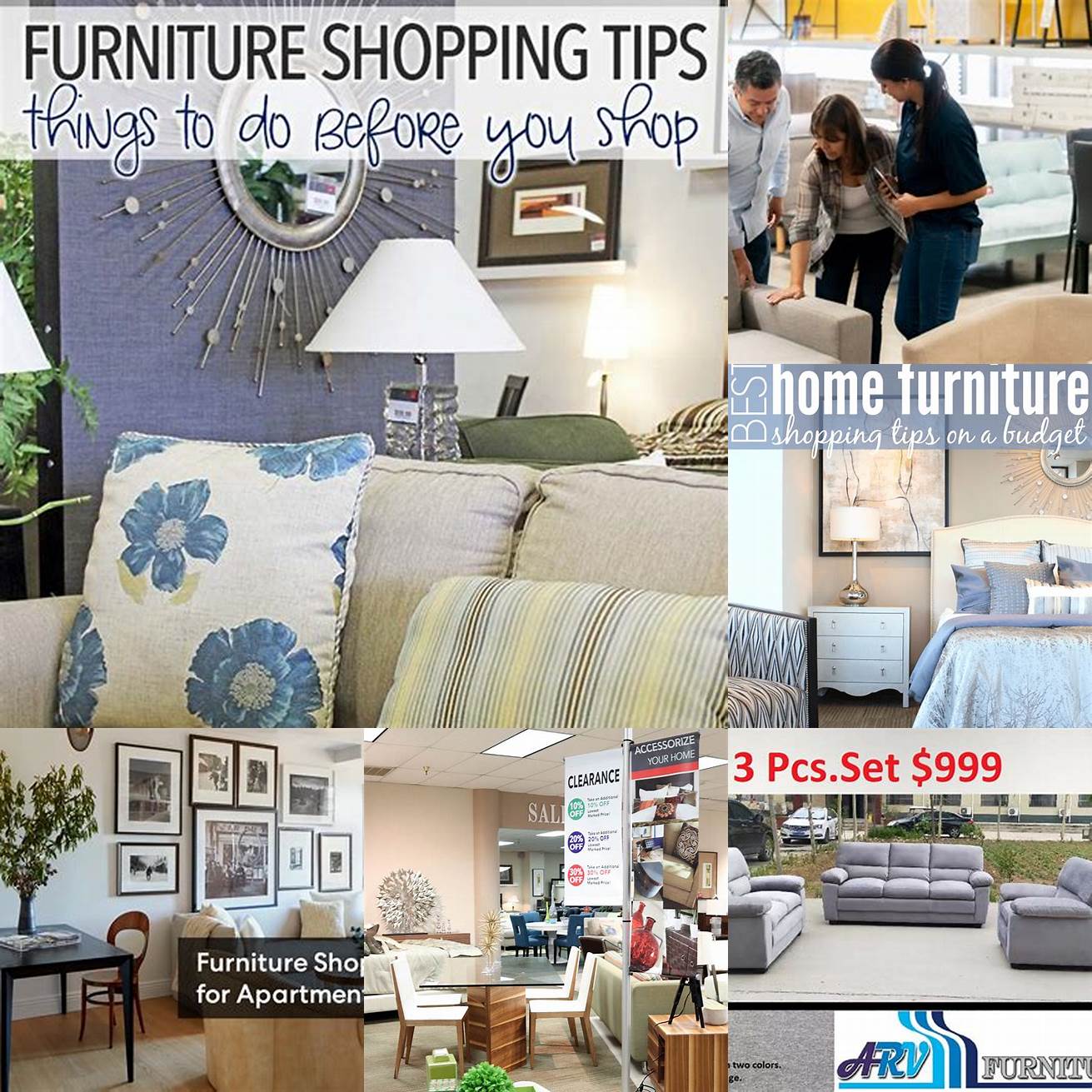 Furniture Shopping Tips