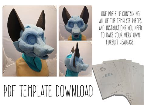 Fursuit Head Template