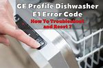 GE Dishwasher Reset Code