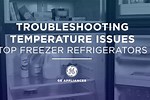 GE Refrigerator Top Freezer Troubleshooting