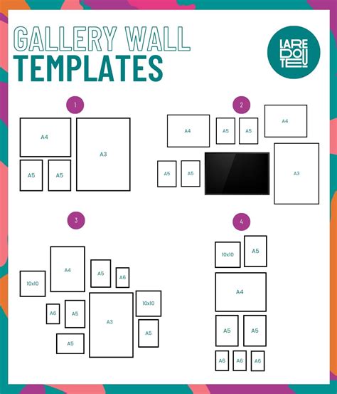 Gallery Wall Paper Template