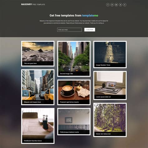 Gallery Website Template