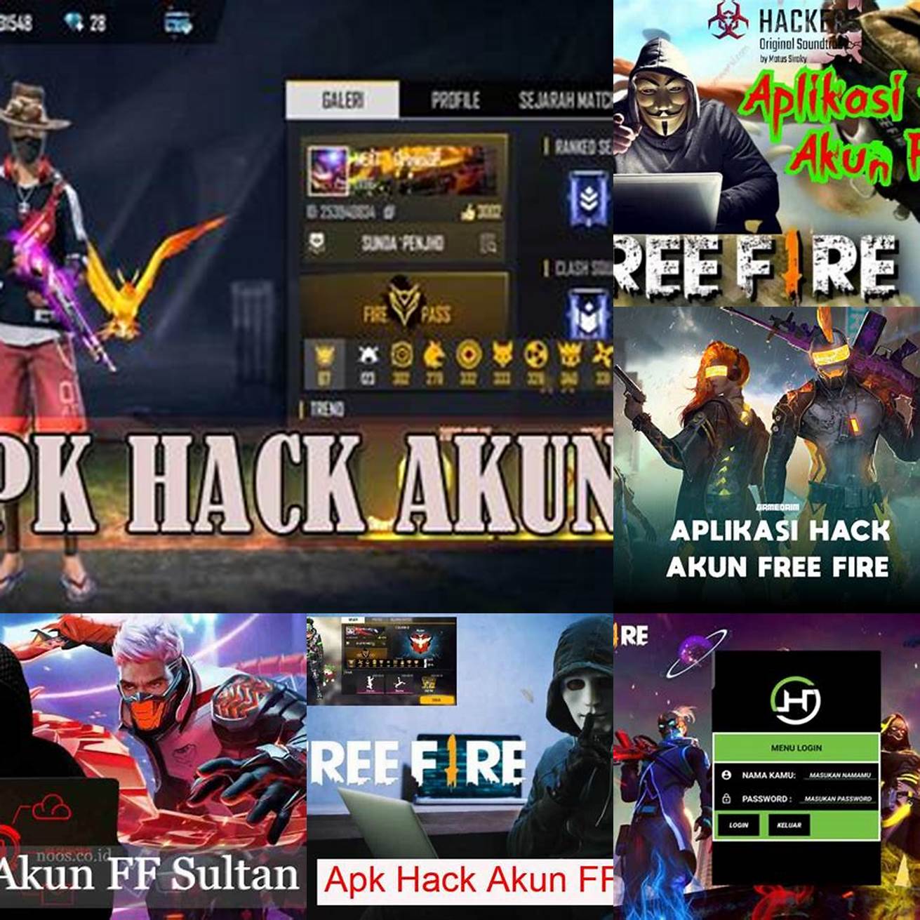 Gambar tutorial instalasi APK hack akun FF