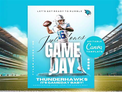 Game Day Canva Template