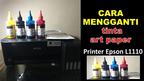 Ganti Tinta Printer Canon