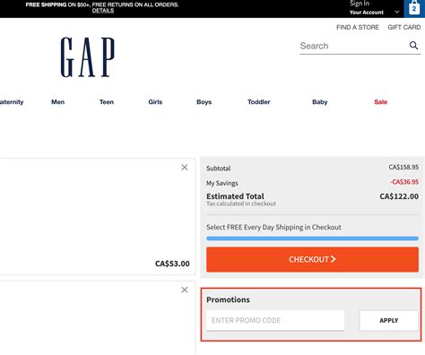 Gap Coupon Code Printable