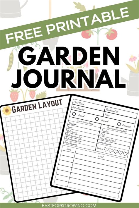 Garden Journal Template