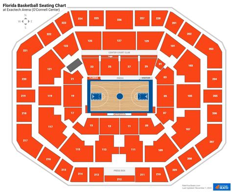 Gator Basketball Seating Chart