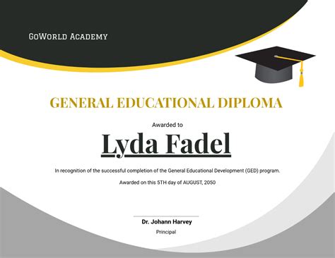 Ged Template Free Download