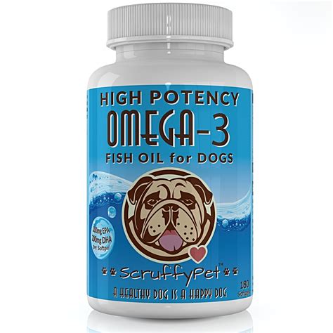 Gel Capsules Fish Oil Supplements for Dogs