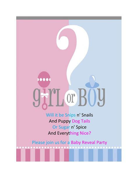 Gender Reveal Video Template