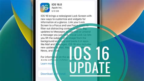 General iOS 16 Update