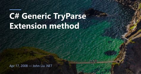 Generic TryParse