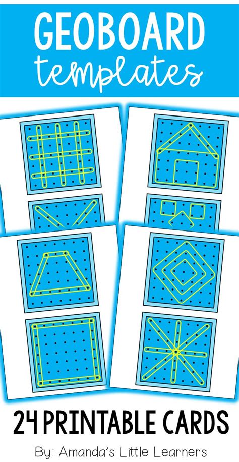 Geoboard Printables