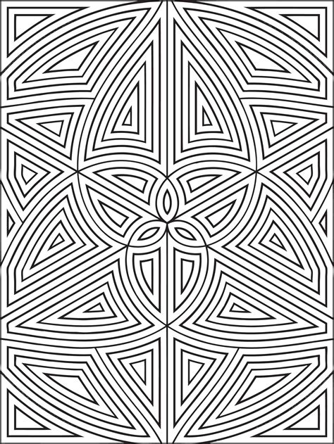 Geometric Coloring Pages Free Printable