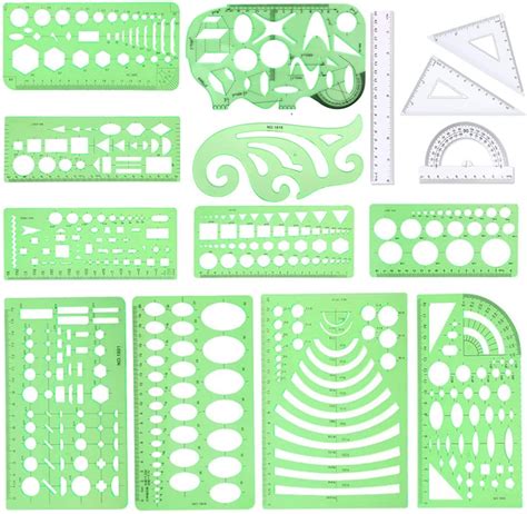 Geometric Drawing Templates