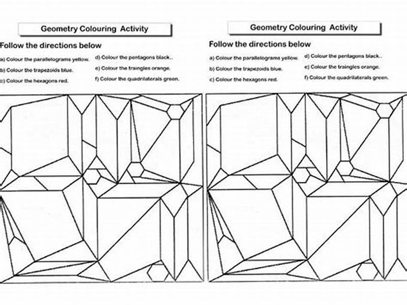 Geometry Coloring Activity