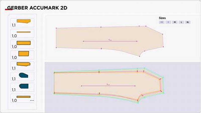 Gerber Accumark Pattern Design Software Features