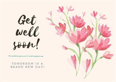 Get Well Soon Printable Card