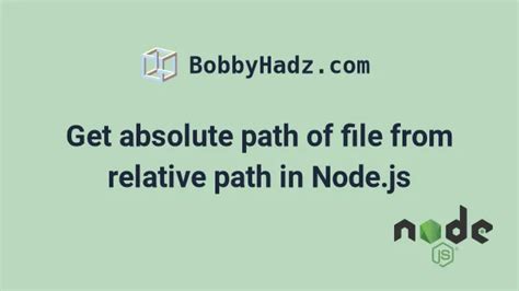 Get file name from absolute path in Nodejs