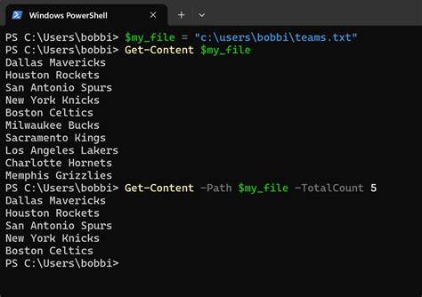 Get first line of a shell commands output