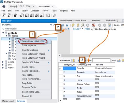 Get table names using SELECT statement in MySQL