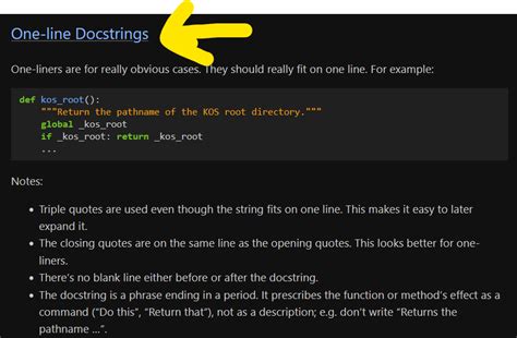 Getting the docstring from a function