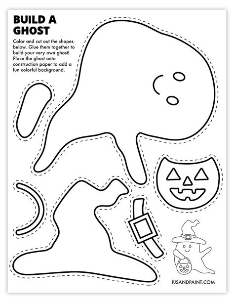 Ghost Cut Out Printable